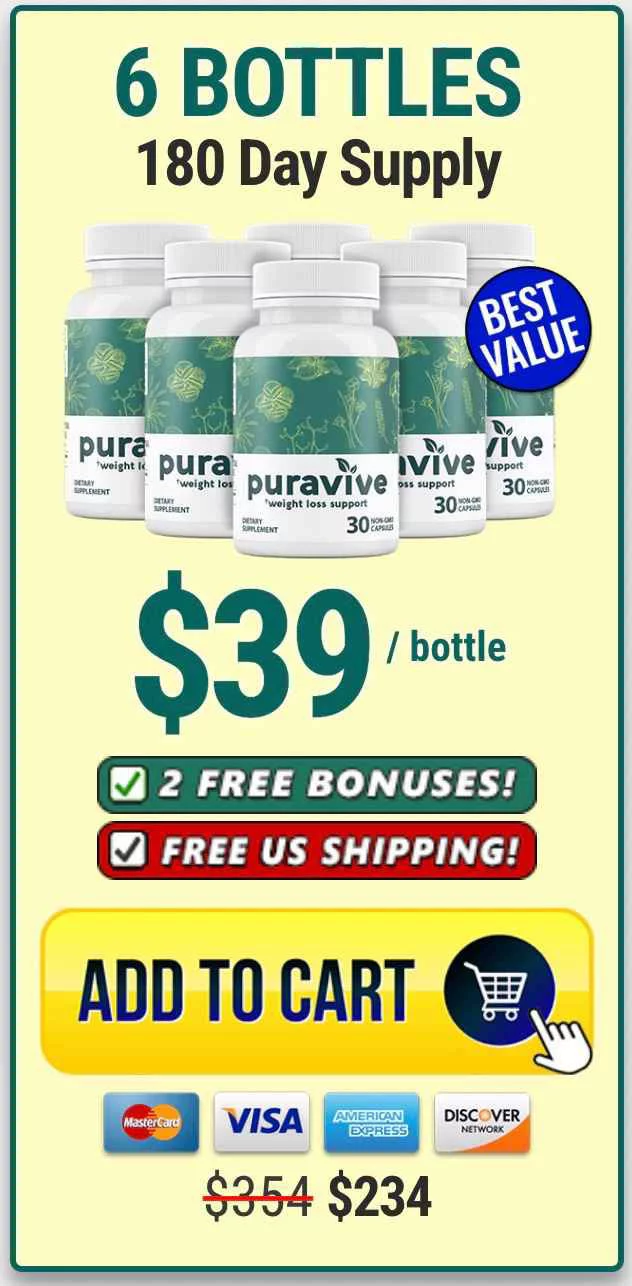 puravive 180 day supply